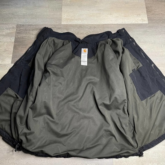 SOLD Carhartt Rain Jacket Mens XL - Picture 3 of 4